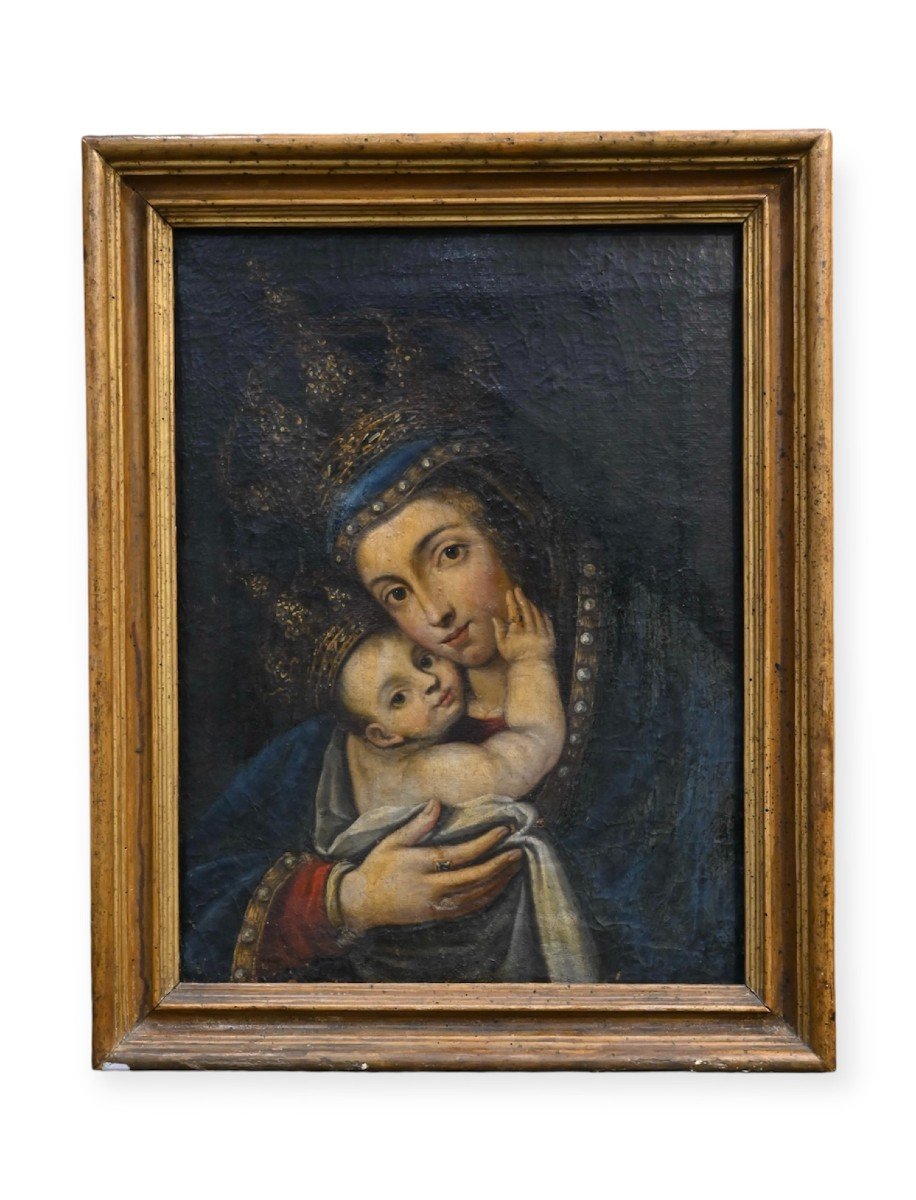 Madonna di Belen - Olio su Tela - Scuola Spagnola XVIII Secolo